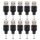 10 PCS 3.0 x 1.1mm Maschio a USB 2.0 Connettore di alimentazione CC maschio