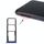 Per Realme 2 Vassoio per schede SIM + Vassoio per schede SIM + Vassoio per schede Micro SD (blu)