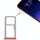 Per Meizu M6T Vassoio scheda SIM + Vassoio scheda SIM / Micro SD (rosso)