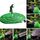 Tubo flessibile per irrigazione da giardino flessibile espandibile con tubo telescopico da 15-45 m con set pistola a spruzzo (verde)