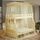 Letto a castello a doppio strato Supporto telescopico Zanzariera per letto da terra a bambino, dimensioni: 120x190 cm (beige) Letto a castello a doppio strato Supporto telescopico Zanzariera per letto da terra a bambino, dimensioni: 120x190 cm (beige)