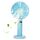 Ventilatore elettrico da tavolo portatile muto S8, con controllo a 3 velocità (azzurro) Ventilatore elettrico da tavolo portatile muto S8, con controllo a 3 velocità (azzurro)