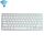 Tastiera wireless Bluetooth 3.0 ultrasottile K09 78 tasti (bianca)