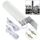 Antenna esterna a barilotto Omni 12DBi WiFi 4G LTE con CRC9 maschio (bianco)