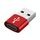 Adattatore in lega di alluminio da 3 PC USB-C / Type-C femmina a USB 2.0 maschio, supporto per ricarica e trasmissione (rosso) Adattatore in lega di alluminio da 3 PC USB-C / Type-C femmina a USB 2.0 maschio, supporto per ricarica e trasmissione (rosso)