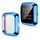 Per Fitbit Versa 2 placcatura TPU Shell protettiva all-inclusive (blu)