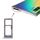 Per Samsung Galaxy Note10+ Vassoio scheda SIM / Vassoio scheda micro SD (grigio) Per Samsung Galaxy Note10+ Vassoio scheda SIM / Vassoio scheda micro SD (grigio)