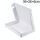 Scatola di spedizione Scatola per imballaggio di abbigliamento, Colore: Bianco, Dimensioni: 36x26x6 cm