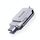 Kinzdi 16 GB USB + interfaccia Type-C Metal Twister Flash Disk V8 (argento) Kinzdi 16 GB USB + interfaccia Type-C Metal Twister Flash Disk V8 (argento)
