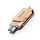 Kinzdi 64 GB USB + interfaccia Type-C Metal Twister Flash Disk V8 (oro rosa)