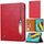 Per Samsung Galaxy Tab A 8.4 2020 T307U Custodia in pelle a vibrazione orizzontale con struttura in pelle impastata con cornice per foto e supporto e slot per schede e portafoglio (rosso) Per Samsung Galaxy Tab A 8.4 2020 T307U Custodia in pelle a vibrazione orizzontale con struttura in pelle impastata con cornice per foto e supporto e slot per schede e portafoglio (rosso)