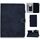 Per Huawei MatePad T8 Custodia protettiva in pelle per tablet PC con struttura in tessuto effetto marmo con supporto e slot per scheda e slot per penna e striscia antiscivolo (blu scuro) Per Huawei MatePad T8 Custodia protettiva in pelle per tablet PC con struttura in tessuto effetto marmo con supporto e slot per scheda e slot per penna e striscia antiscivolo (blu scuro)