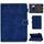 Per tablet PC da 7 pollici Custodia universale in pelle con struttura in pelle bovina a ribaltamento orizzontale con supporto, slot per schede e slot per penna (blu) Per tablet PC da 7 pollici Custodia universale in pelle con struttura in pelle bovina a ribaltamento orizzontale con supporto, slot per schede e slot per penna (blu)