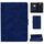 Per Samsung Galaxy Tab A 10.1 (2016) T580 / T585 Custodia in pelle con struttura in pelle bovina a ribaltamento orizzontale con supporto e slot per schede e funzione sleep / wake-up (blu)