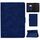 Per Huawei MediaPad T5 Custodia in pelle a vibrazione orizzontale con struttura in pelle bovina con supporto e slot per schede (blu) Per Huawei MediaPad T5 Custodia in pelle a vibrazione orizzontale con struttura in pelle bovina con supporto e slot per schede (blu)