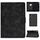 Per Lenovo M10 Plus TB-X606F Custodia in pelle a vibrazione orizzontale con struttura in pelle bovina con supporto e slot per schede e funzione sleep / wake-up (grigio)