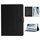 Per Huawei MediaPad T3 Custodia in pelle a vibrazione orizzontale in tinta unita con slot per schede e supporto (nero) Per Huawei MediaPad T3 Custodia in pelle a vibrazione orizzontale in tinta unita con slot per schede e supporto (nero)