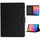 Per Huawei MediaPad T8 Custodia in pelle a vibrazione orizzontale in tinta unita con slot per schede e supporto (nero) Per Huawei MediaPad T8 Custodia in pelle a vibrazione orizzontale in tinta unita con slot per schede e supporto (nero)