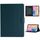 Per Samsung Galaxy Tab A 10.1 2019 T510 / T515 Custodia in pelle a vibrazione orizzontale tinta unita con slot per schede e supporto (verde scuro)