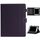Custodia in pelle a ribaltamento orizzontale universale in tinta unita da 7 pollici con slot per schede e supporto e slot per penna (viola) Custodia in pelle a ribaltamento orizzontale universale in tinta unita da 7 pollici con slot per schede e supporto e slot per penna (viola)