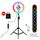 Pulluz 10.2 pollici 26cm Marquee LED RGBWW Selfie Beauty Light + 1.1m Treppiede Mount 168 LED Temperatura Dual-Color Temperatura ANELLO Dimmerabile Vlogging Photography Video Lights With Cold Shoe Treppiede Treppiede Testa e telecomando e morsetto telefon Pulluz 10.2 pollici 26cm Marquee LED RGBWW Selfie Beauty Light + 1.1m Treppiede Mount 168 LED Temperatura Dual-Color Temperatura ANELLO Dimmerabile Vlogging Photography Video Lights With Cold Shoe Treppiede Treppiede Testa e telecomando e morsetto telefon
