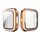 Per Fitbit Versa 2 Placcatura PC Shell + Pellicola in vetro temperato (oro rosa) Per Fitbit Versa 2 Placcatura PC Shell + Pellicola in vetro temperato (oro rosa)