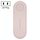 Mini aspirapolvere per deodorante ad ultrasuoni wireless per uso domestico Controller per acari della polvere, spina americana (rosa)