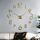 Orologio da parete digitale creativo fai-da-te in acrilico (oro)