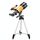 Telescopio astronomico rifrattore ad alta definizione per osservare le stelle (nero giallo)