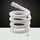 2 pezzi Tubo di scarico in plastica con tubo di scarico in plastica da 18 mm Prolunga con morsetto per lavatrice / condizionatore d'aria semiautomatico, dimensioni: 2 m