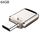 EAGET 64G USB 3.1 + interfaccia USB-C Metal Twister Flash U Disk, standard