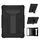 Per Amazon Kindle Fire HD 8 2020 / Fire 8 Plus Staffa a forma di T Colore a contrasto Custodia protettiva antiurto per PC + tablet in silicone (nero + nero) Per Amazon Kindle Fire HD 8 2020 / Fire 8 Plus Staffa a forma di T Colore a contrasto Custodia protettiva antiurto per PC + tablet in silicone (nero + nero)