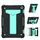 Per Amazon Kindle Fire HD 8 2020 / Fire 8 Plus Staffa a forma di T Colore a contrasto PC antiurto + Custodia protettiva per tablet in silicone (nero + verde menta) Per Amazon Kindle Fire HD 8 2020 / Fire 8 Plus Staffa a forma di T Colore a contrasto PC antiurto + Custodia protettiva per tablet in silicone (nero + verde menta)