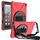 Per Amazon Kindle Fire HD8 (2020) Custodia protettiva antiurto in silicone colorato + PC con supporto e tracolla e tracolla (rossa) Per Amazon Kindle Fire HD8 (2020) Custodia protettiva antiurto in silicone colorato + PC con supporto e tracolla e tracolla (rossa)