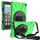 Per Amazon Kindle Fire HD8 (2020) Custodia protettiva antiurto in silicone colorato + PC con supporto e tracolla e tracolla (verde) Per Amazon Kindle Fire HD8 (2020) Custodia protettiva antiurto in silicone colorato + PC con supporto e tracolla e tracolla (verde)