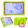 Per Galaxy Tab A 8.4 (2020) T307 Custodia combinata antiurto PC + silicone con supporto girevole a 360 gradi e impugnatura (vetro verde + rosa rossa) Per Galaxy Tab A 8.4 (2020) T307 Custodia combinata antiurto PC + silicone con supporto girevole a 360 gradi e impugnatura (vetro verde + rosa rossa)