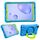 Per Galaxy Tab A 8.4 (2020) T307 PC + Custodia combinata antiurto in silicone con supporto girevole a 360 gradi e impugnatura (blu + verde erba) Per Galaxy Tab A 8.4 (2020) T307 PC + Custodia combinata antiurto in silicone con supporto girevole a 360 gradi e impugnatura (blu + verde erba)