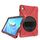 Per Huawei MediaPad M6 Caso 10,8 antiurto colorato in silicone + PC di protezione con Holder & presa della mano Strap (Red) Per Huawei MediaPad M6 Caso 10,8 antiurto colorato in silicone + PC di protezione con Holder & presa della mano Strap (Red)