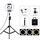 PULUZ 7,9 pollici 20 cm Luce + 1,1 m Supporto treppiede USB 3 modalità Dimmerabile Doppia temperatura colore LED Anello luminoso curvo Vlogging Selfie Fotografia Luci video con morsetto per telefono (Nero) PULUZ 7,9 pollici 20 cm Luce + 1,1 m Supporto treppiede USB 3 modalità Dimmerabile Doppia temperatura colore LED Anello luminoso curvo Vlogging Selfie Fotografia Luci video con morsetto per telefono (Nero)