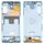 Per Samsung Galaxy S20+ Cornice con cornice centrale (blu)