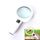 Lente portatile ad alta definizione con lente d'ingrandimento per la lettura e la manutenzione della luce LED per anziani, stile: 95 mm 10 volte