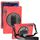 Per Samsung Galaxy Tab S8 + / TAB S8 Plus / Tab S7 FE / TAB S7 + Anti-antiurto Variopinto Silicone + PC Cassa protettiva con supporto e tracolla e cinturino a mano (rosso) Per Samsung Galaxy Tab S8 + / TAB S8 Plus / Tab S7 FE / TAB S7 + Anti-antiurto Variopinto Silicone + PC Cassa protettiva con supporto e tracolla e cinturino a mano (rosso)