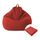 Lazy Sofa Bean Bag Chair Fodera in tessuto, dimensioni: 70x80cm (rosso)