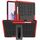 Per Samsung Galaxy Tab S7 Lite T730 / T735 e S7 + T970 / T976b Texture di pneumatici TPU antiurto TPU + custodia protettiva PC con supporto (rosso) Per Samsung Galaxy Tab S7 Lite T730 / T735 e S7 + T970 / T976b Texture di pneumatici TPU antiurto TPU + custodia protettiva PC con supporto (rosso)