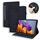 Per Samsung Galaxy Tab S8 / Galaxy Tab S7 Struttura di vitello Struttura in pelle orizzontale in gita in pelle orizzontale con supporto e slot per schede e fotogrammi fotografici (nero) Per Samsung Galaxy Tab S8 / Galaxy Tab S7 Struttura di vitello Struttura in pelle orizzontale in gita in pelle orizzontale con supporto e slot per schede e fotogrammi fotografici (nero)