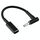 PD 100 W 18,5-20 V 4,5 x 0,6 mm da gomito a adattatore USB-C / tipo-C Cavo a treccia in nylon per HP PD 100 W 18,5-20 V 4,5 x 0,6 mm da gomito a adattatore USB-C / tipo-C Cavo a treccia in nylon per HP