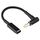 PD 100 W 18,5-20 V 5,5 x 2,5 mm da gomito a USB-C / Type-C Cavo a treccia di nylon