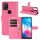 Per Alcatel 3X 2020 Litchi Texture Custodia protettiva a vibrazione orizzontale con supporto e slot per schede e portafoglio (rosa rossa) Per Alcatel 3X 2020 Litchi Texture Custodia protettiva a vibrazione orizzontale con supporto e slot per schede e portafoglio (rosa rossa)
