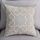 Fodera per cuscino con ricamo in cordoncino di cotone senza anima, dimensioni: 50x50 cm (grigio) Fodera per cuscino con ricamo in cordoncino di cotone senza anima, dimensioni: 50x50 cm (grigio)