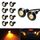 10 PCS 23mm 1.5W DC9-80V Motorcycle Eagle Eye Light Lente singola (luce gialla) 10 PCS 23mm 1.5W DC9-80V Motorcycle Eagle Eye Light Lente singola (luce gialla)